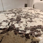 Curved Modular Luxury Sofa Set with Premium Top-Grain Leather, Polished Gold Stainless Steel Frame & Natural Marble Inlay